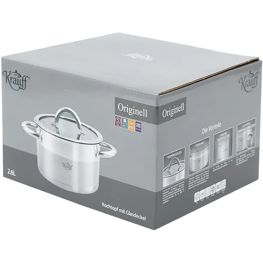 Каструля Krauff зі скляною кришкою 18 см (26-238-050) - фото 10