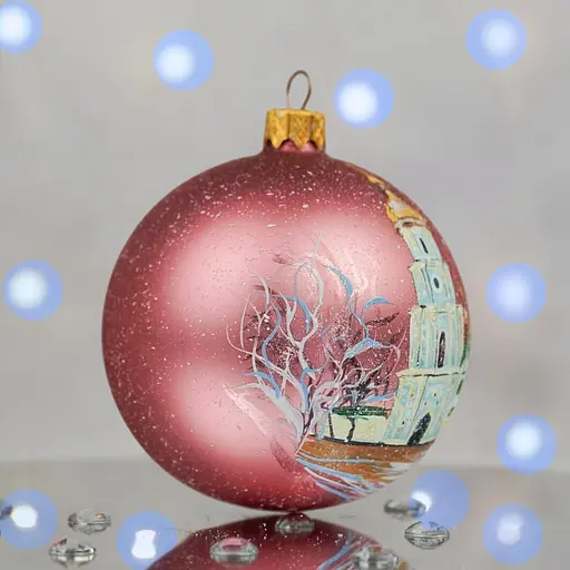 Ялинкова прикраса Санта Шоп Софіївський собор скло (4820001180350) - фото 2