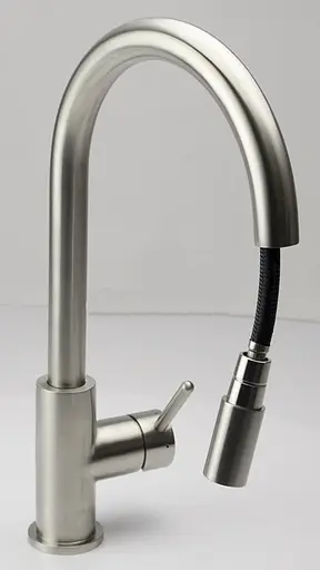 Смеситель для кухни Omnires Y inox Y1255IN Нержавеющая сталь - фото 2