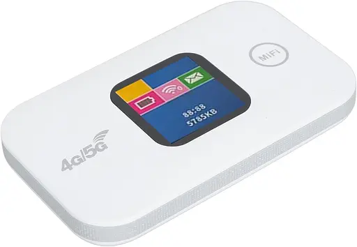 Портативний Wi-Fi модем з екраном Mobile Router PH319-E LCD 2.4G, 4G роутер White (17963)
