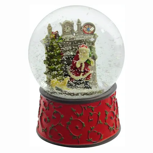 Великий куля зі снігом Будиночок в лісі - фото 1