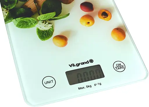 Електронні кухонні ваги Абрикос VKS-527_APRICOT до 5 кг, ViLgrand 87303 - фото 3