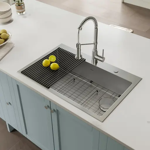 Комплект кухонний Kraus Loften KCH-1000, Нержавіюча сталь - фото 2