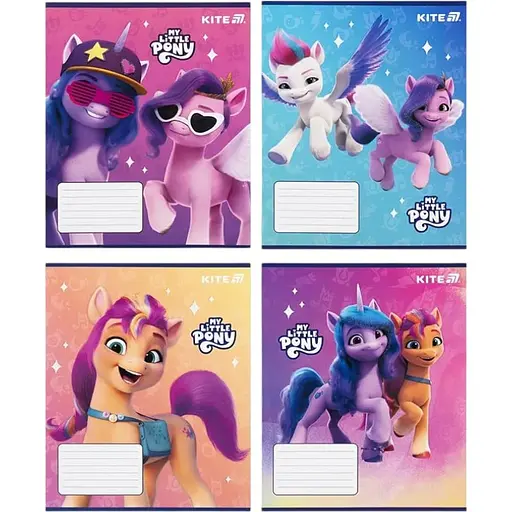 Набір зошитів Kite My Little Pony 12 аркушів в косу лінію 25 шт. (LP25-235)