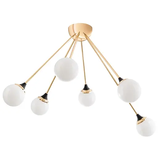 Люстра Brille потолочная молекула в спальню E14 40W G (BL-415C/6)