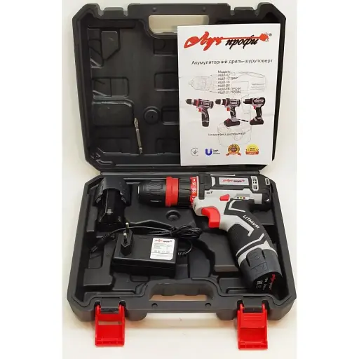 Шуруповерт аккумуляторный Луч Профи АШЛ-12 кейс ДФР 2 Ah 12 В 2 АКБ и ЗУ 30412 - фото 2