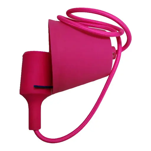 Светильник силиконовый ART-LOFT E27 розовый американский LUMANO - фото 1