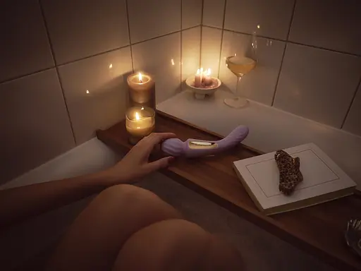 Двосторонній масажер Lelo Switch Lilac 21.7 см (рожевий) - фото 7