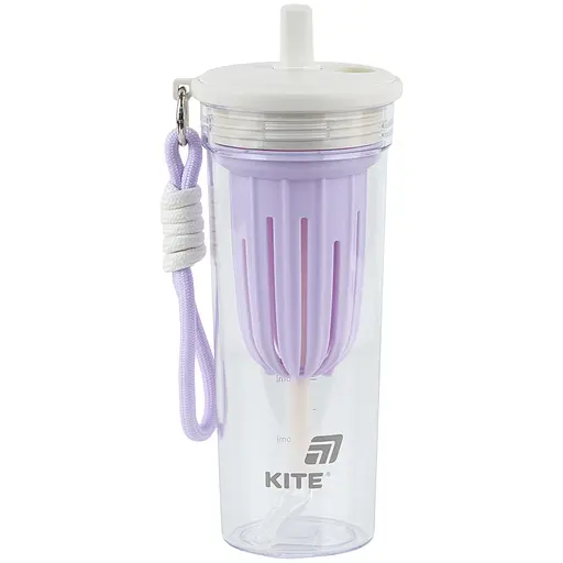Стакан для воды Kite бело-лиловый 650 мл (K25-1219-2)
