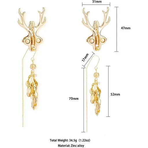 Зажимы для сосков Lockink Sevanda Stag Adjustable Nipple Clamps Set - фото 2