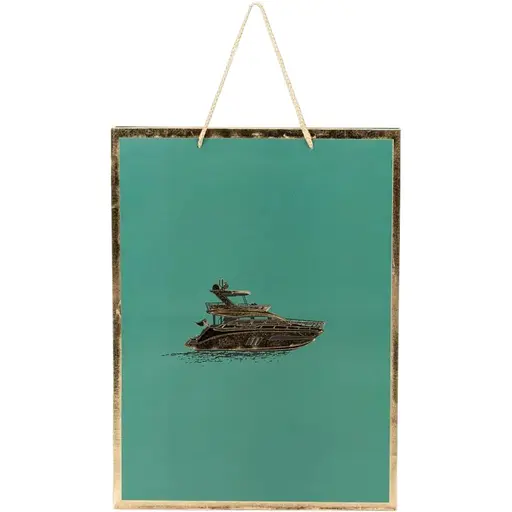 Пакет подарунковий Чоловічі мрії Зелений YM-8033L (2000990197641) - фото 1