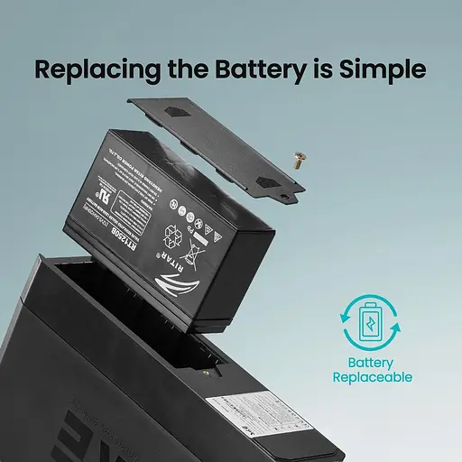 Компактний ДБЖ SKE 425 ВА/240 Вт, резервне живлення та мережевий фільтр для комп'ютера UPS Phoeni - фото 6