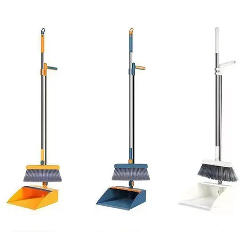 Совок с щеткой из нержавеющей стали TL-HC03 Белый - фото 3