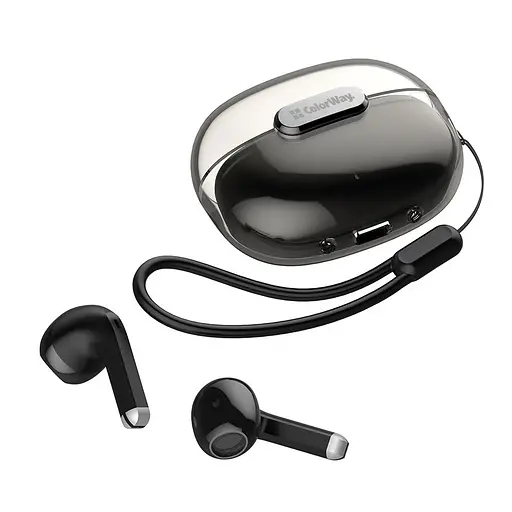 Навушники ColorWay Slim TWS-2 Earbuds Black (CW-TWS2BK) - фото 3