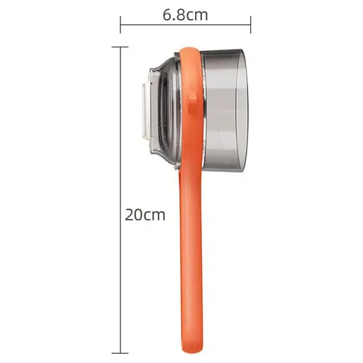 Багатофункціональна овочечистка пілер з відсіком для зберігання, Kitchen Master Помаранчевий 85518 - фото 7