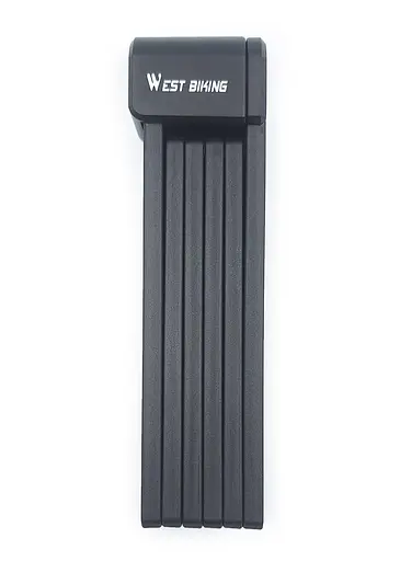 Велосипедний замок фолдінговий West Biking YP0705080 чорний (G0001276)