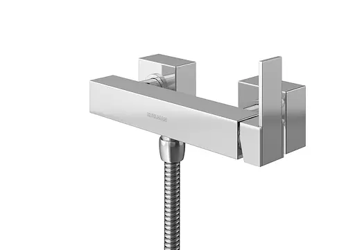 Смеситель для душа Kohlman Excelent chrome настенный KPL-QW120H Хром - фото 3