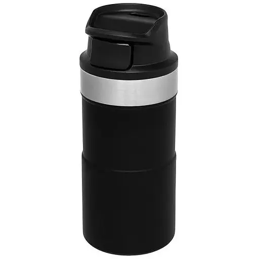 Термочашка Stanley Classic trigger-action 250 мл матова чорна - фото 2