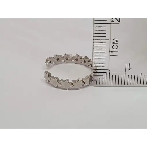 Срібний перстень Aurora Зірки. 81698 16,5 - фото 5