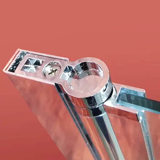 Шторки скляні на ванну Koer SR BS01-80x140-TR-01 прозоре скло 6 мм, хром KR5400, Універсальна, прозорий, хром - фото 6