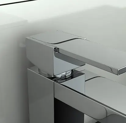 Смеситель для умывальника Kohlman Excelent хром низкий QB100H Хром - фото 3