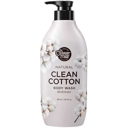 Гель для душу KeraSys Shower Mate Natural Clean Cotton 500 мл