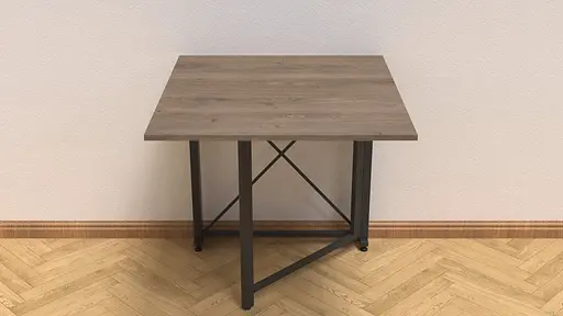 Стіл-книга трансформер Оріон 1 Ferrum-decor 750x810x730 Чорний метал ДСП Дуб Сонома Трюфель 16 мм (FRD-104601) - фото 6