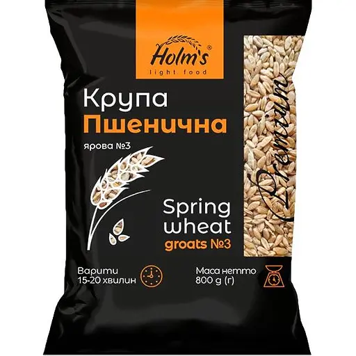Крупа пшенична Holm's light food ярова №3, 800 г