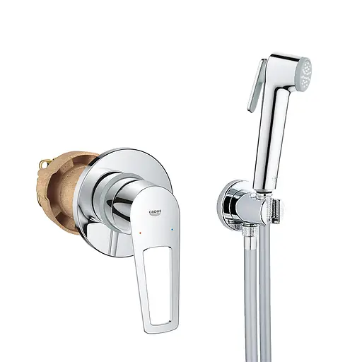 Набор гигиенического душа скрытого монтажа Grohe BauLoop New с Tempesta-F UA11104202, Хром - фото 1