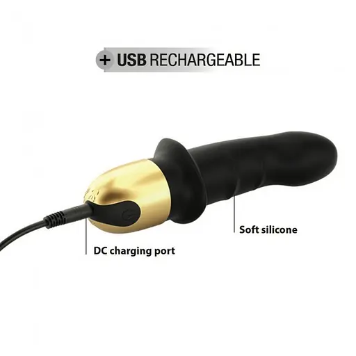 Вібратор Dorcel Mini Lover 2.0 16.5 см чорний - фото 8