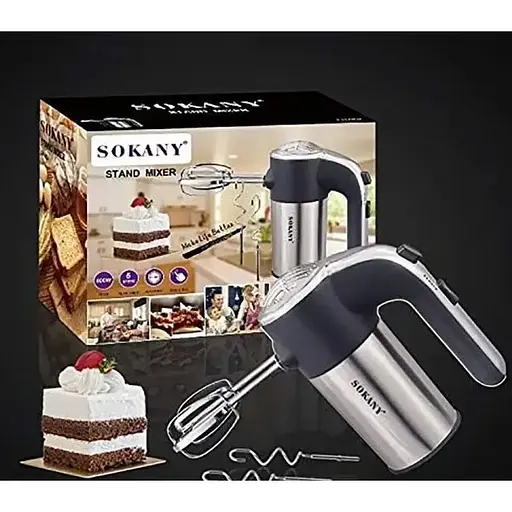 Ручной миксер Sokany LH-952 5 скоростей с турбо режимом 800 Вт - фото 10