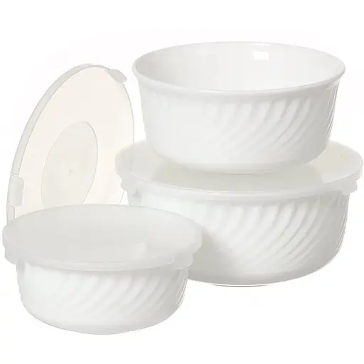 Набор салатников Lumines белый 3 шт. (000031520) - фото 1