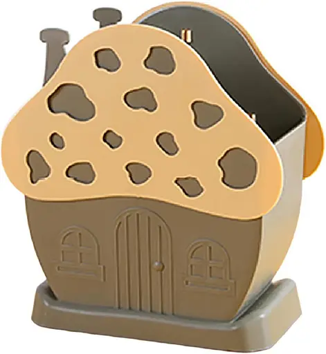 Подставка для сушки и хранения столовых приборов в виде домика, Yu Xin Голубой 87645 - фото 3