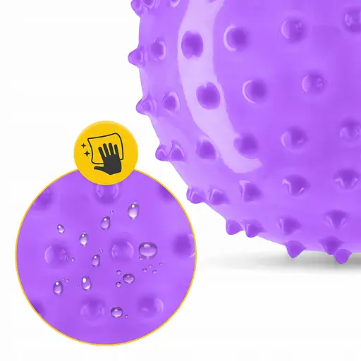 М'яч для пілатесу, йоги, реабілітації 4FIZJO 20 см (масажний) Violet (P-5905973406086) - фото 6