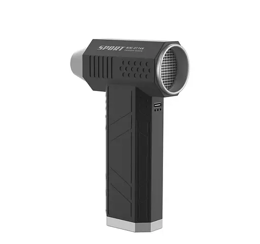 Мини-турбо вентилятор Crossgun 12V 1500мАч 120000об/мин для чистки ноутбуков (Черный) - фото 4