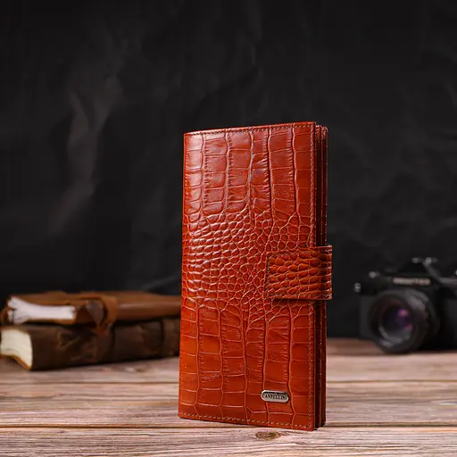 Чоловічий шкіряний гаманець Canpellini 9.5х19х2 см acs0025730 - фото 6