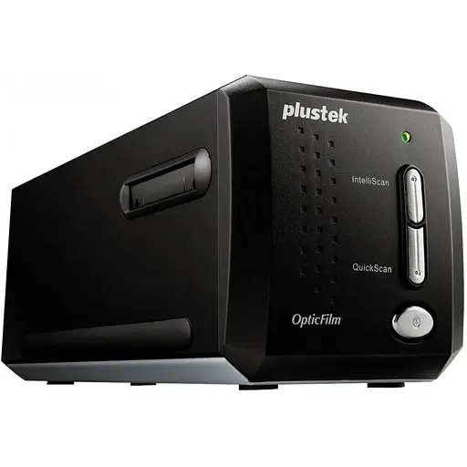 Сканер Plustek OpticFilm 8200i Ai (7200dpi,48bit,LED,Ai Studio 8,плівковий слайд-сканер,чорний)