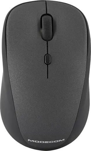 Мишка Modecom MC-WM6, бездротова, 3кн., 1600dpi, нано ресівер, чорна - фото 4