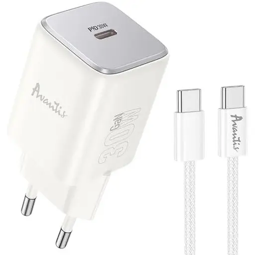 Зарядний пристрій Avantis A897 PD30W + Type-C