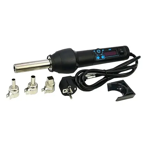 Термофен WEP 8858-I со встроенным цифровым блоком управления (регулировка t 100-480 гр C, 650W, 220V) - фото 2