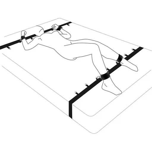 Розтяжка на ліжко BDSM Art of Sex Stretching Love - фото 2