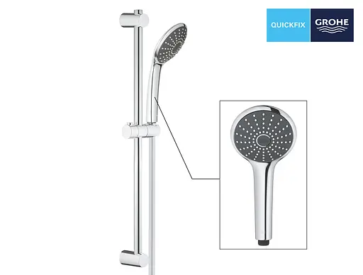 Душовий гарнітур Grohe QuickFix Vitalio Joy Mono 1 режим струменя 27322000, Хром - фото 4