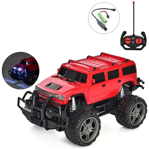 Дитяча машинка на радіокеруванні "Джип" Bambi 512A(Black) чорний, 1:16 - фото 3