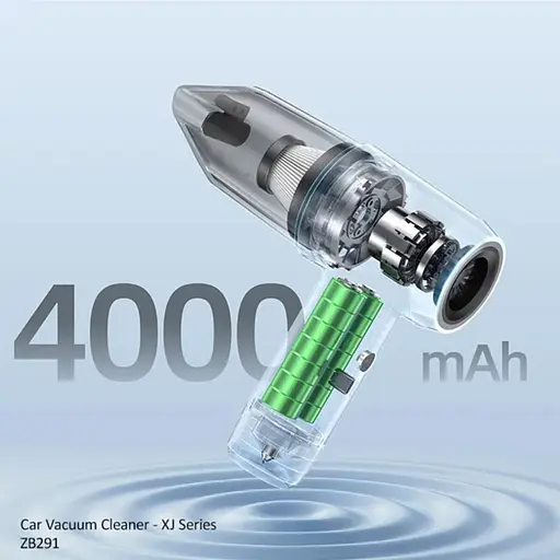 Пылесос автомобильный Usams ZB291 Car Vacuum Cleaner XJ Series black - фото 8