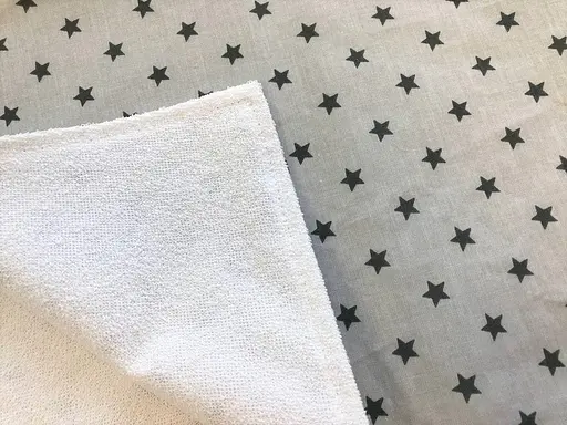 Непромокаемая пеленка Moontime "Звезды графитовые" - фото 2
