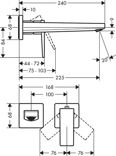 Смеситель для умывальника Hansgrohe Metropol EcoSmart 32526000 Хром - фото 2
