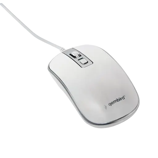Мышь Gembird MUS-4B-06-WS White/Silver