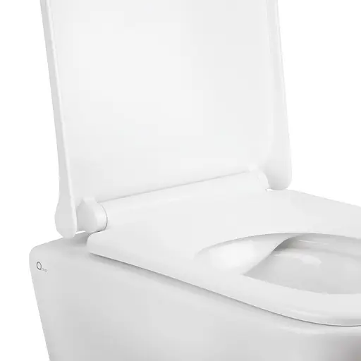 Унитаз подвесной Qtap Tern безободковый с сиденьем Soft-close QT1733052ERW, Белый - фото 4