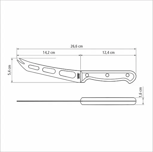Нож для сыра Tramontina ULTRACORTE, 152 мм - фото 2
