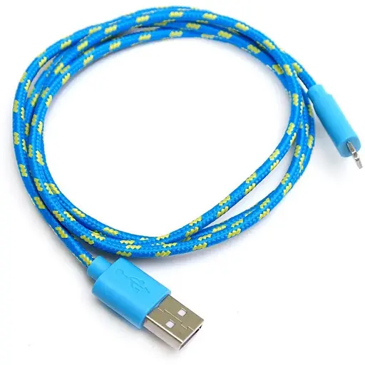 USB-кабель iPhone 5-6 Lightning в тканевой оплетке